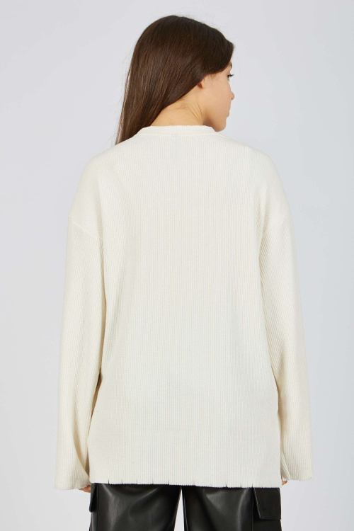 Лонгслив (Молочный, 140)