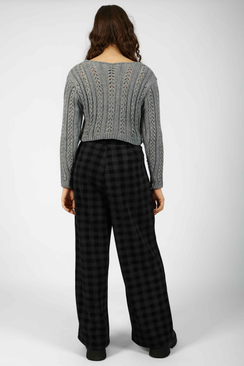 Брюки (Черно-белый, 140)