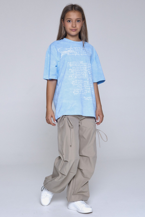 Футболка B-TS35168 (Голубой, 140)