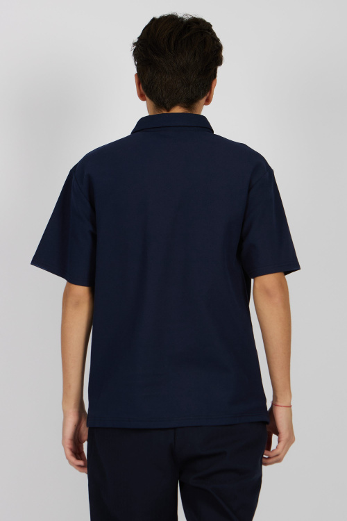 Поло B-PL34444 (Синий, 158)