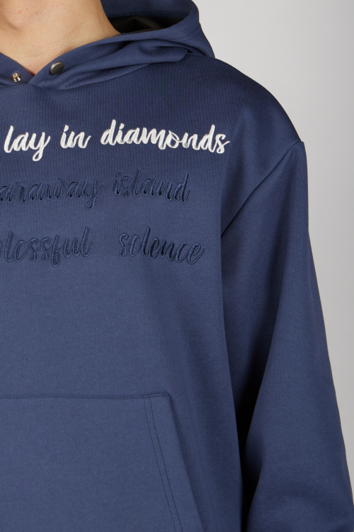 Худи B-HD36490 Miasin (Серо-синий, 140-170)