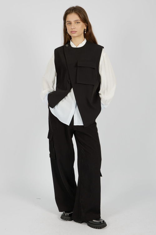 Жилет G-VST24486 (Черный, 158)