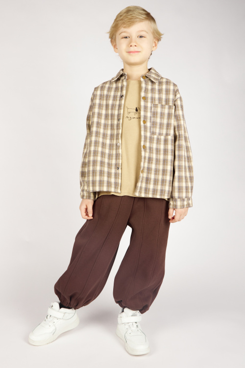 Брюки B-TR36520 Miasin (коричневый, 100-140)