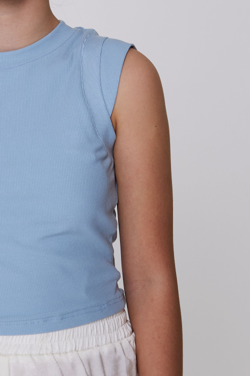 Жилет G-TS25065 (Джинсовый, 134)