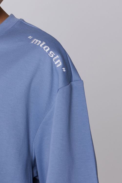 Футболка B-TS35195 (Джинсовый, 164)