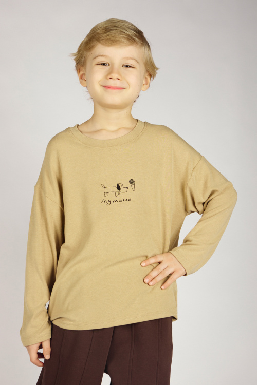 Лонгслив B-SW36408 Miasin (Бежевый, 100-140)