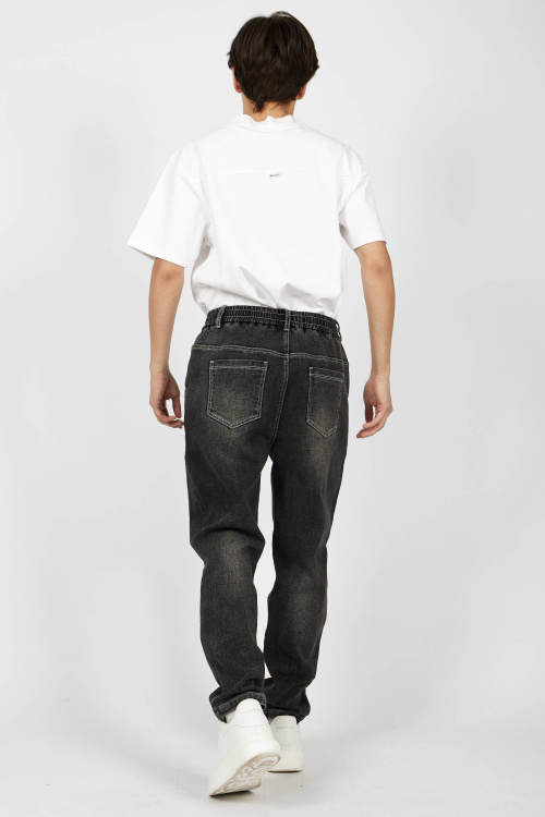 брюки (джинсы) B-JN34667 (Черный, 146)