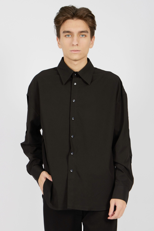 Рубашка B-SH34420 (Черный, 146)