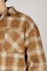 Рубашка B-SH36485 Miasin (бежевый в клетку, 140-170)