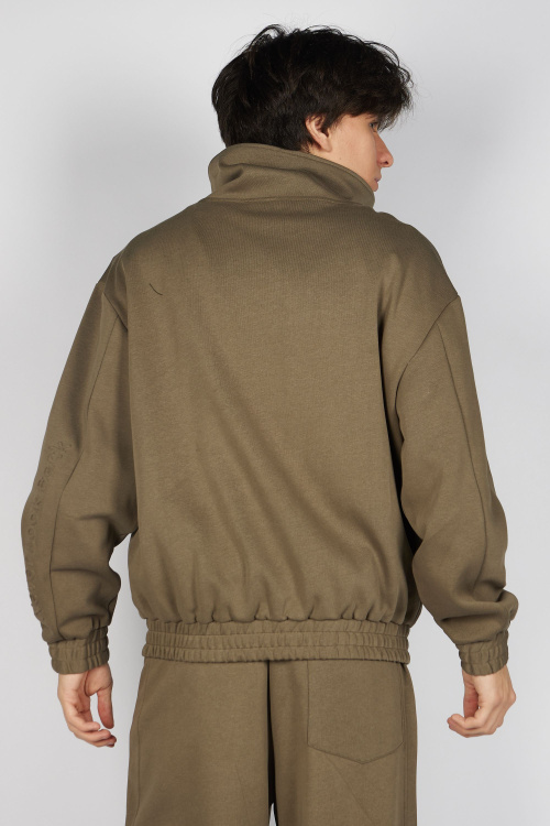 Толстовка на молнии B-HDZ35442 Miasin (хаки, 140)