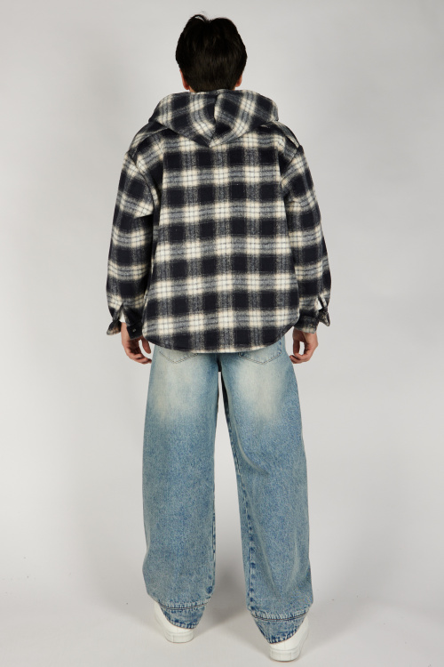 Куртка B-JCK36501 Miasin (Синий в клетку, 140-170)