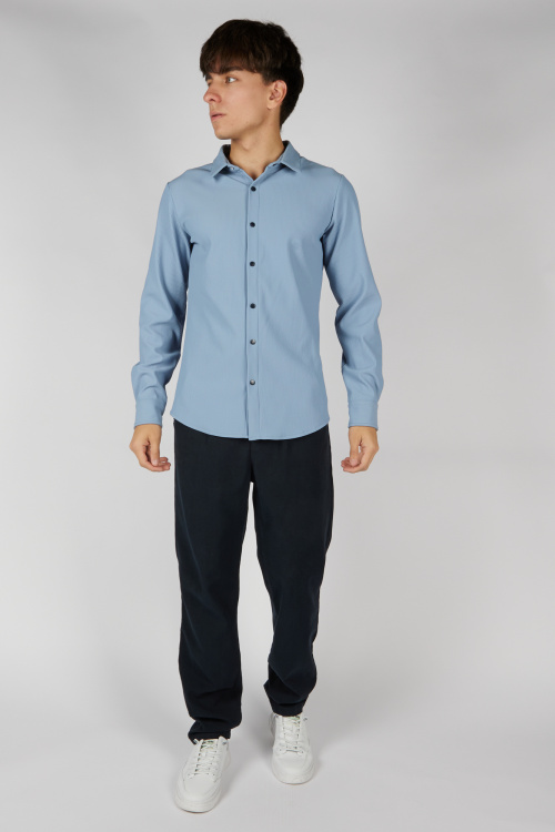 Рубашка B-SH35231-26 Miasin (Голубой, 122-134 (3 шт.))