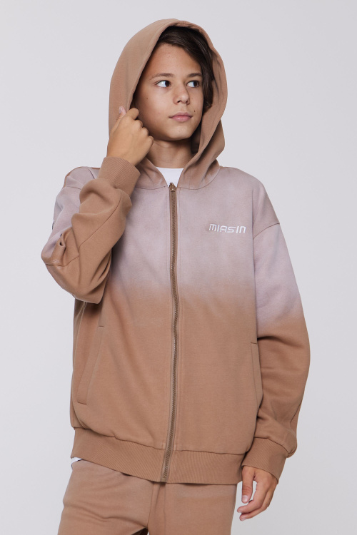 Бомбер B-HDZ35124 (темно-бежевый, 140)