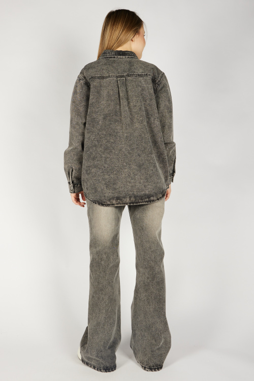 Блузка G-SH26475 Miasin (джинс. серый, 134-164)