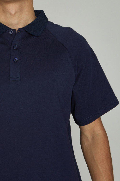 Поло B-PL35251 (Синий, 158)