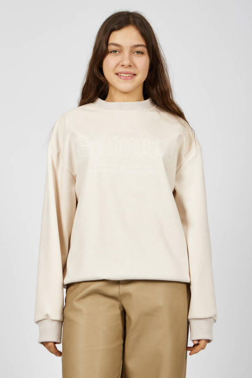 джемпер B-SW34637A (Молочный, 164)