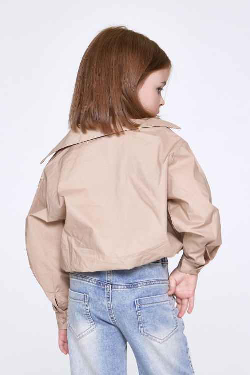 Рубашка G-SH25019 (коричневый, 128)