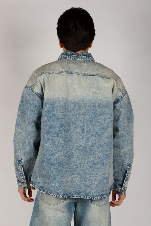 Рубашка B-SH36498 Miasin (джинс. синий, 140-170)