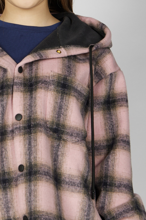 Куртка B-JCK36501 Miasin (розовый в клетку, 140-170)