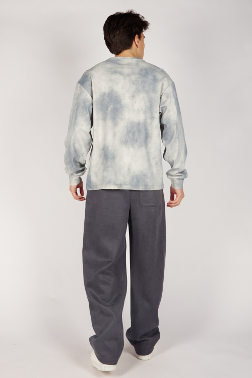 Лонгслив B-SW36472 Miasin (бело-серый, 140-170)