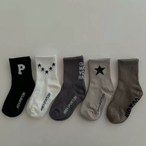 Носки A-NS56801 Miasin (ассорти (бел./ сер./ кор./ беж./ чер.), L (5 шт.))