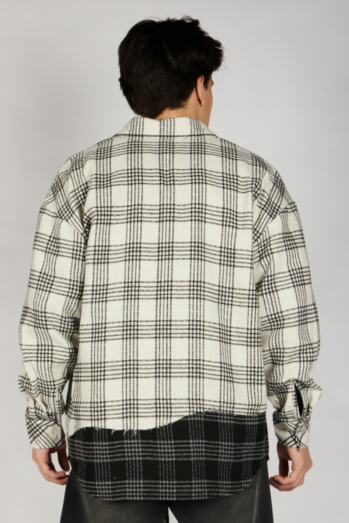 Рубашка B-SH36450 Miasin (белый-черно, 140-170)