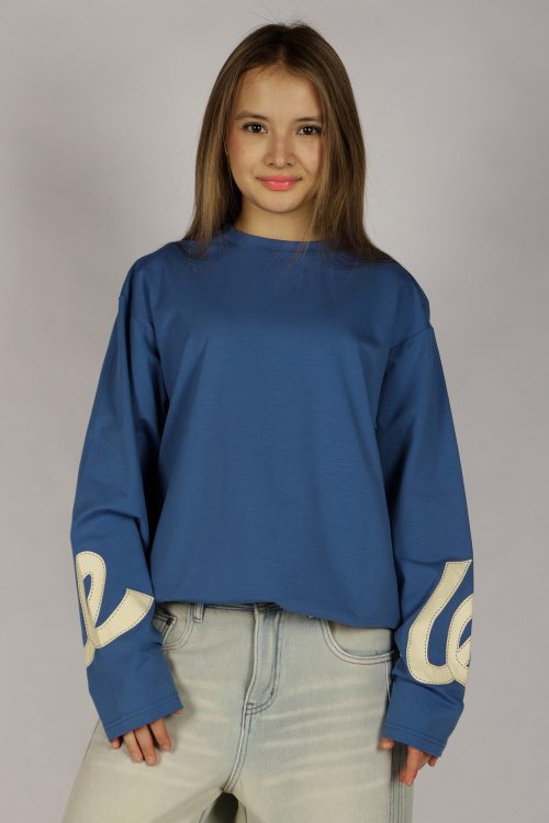 Лонгслив G-SW26464 Miasin (джинс. синий, 134-164)