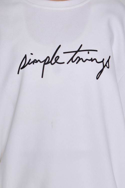 Джемпер B-SW35050 (белый, 140)