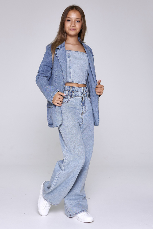 Джинсы G-JN25136 (Джинсовый, 140)