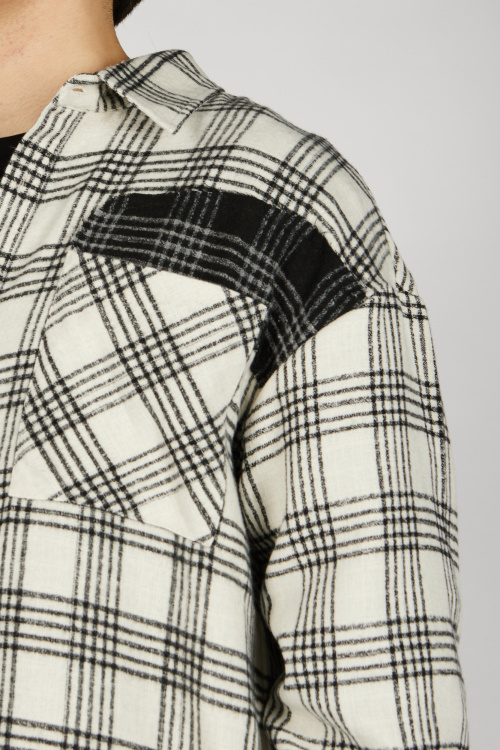 Рубашка B-SH36450 Miasin (белый-черно, 140-170)