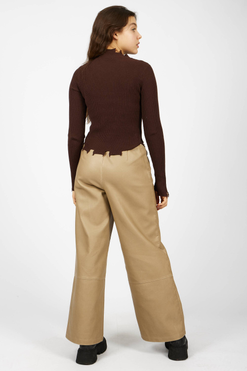 Лонгслив (Коричневый, 140)