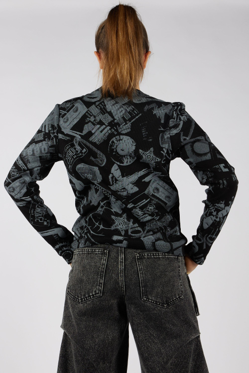 Лонгслив G-TN25422 Miasin (Черный, 134)