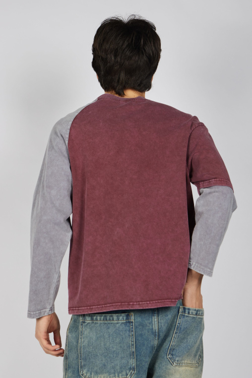Лонгслив B-SW35422 Miasin (Бордовый, 140)