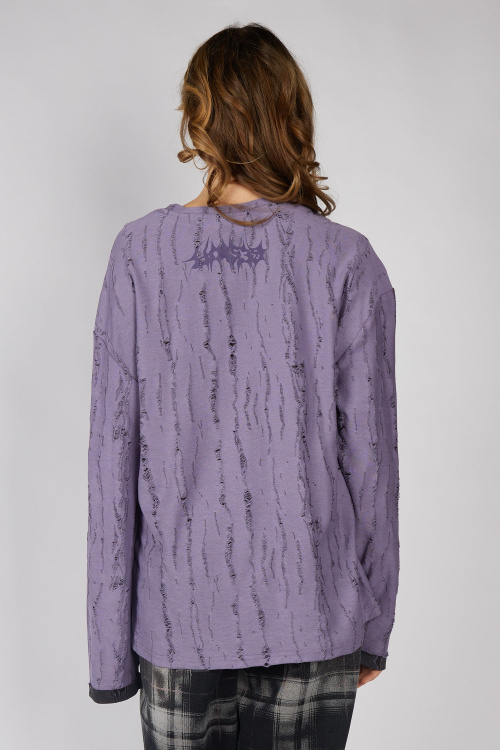 Лонгслив B-SW35445 Miasin (грязный сиреневый, 140)