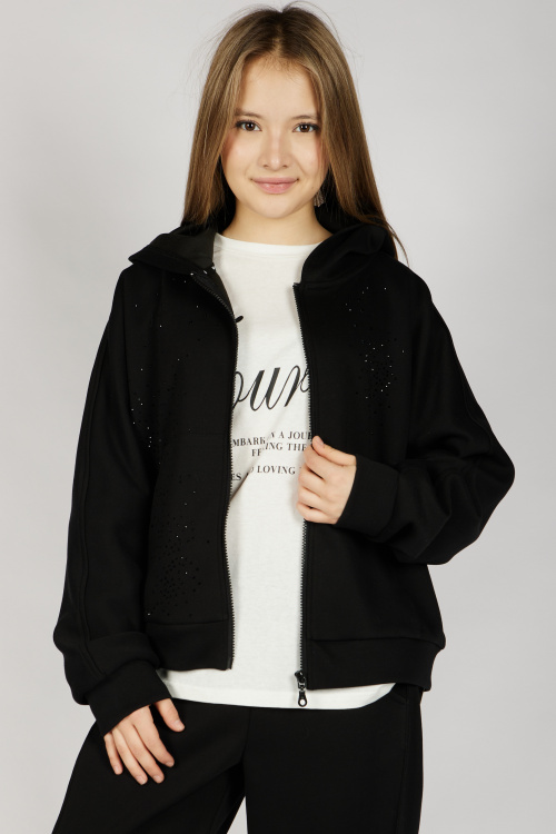 Толстовка на молнии G-HDZ26454 Miasin (Черный, 134-164)