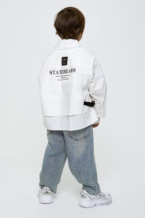 Рубашка B-SH35016 (белый, 116)