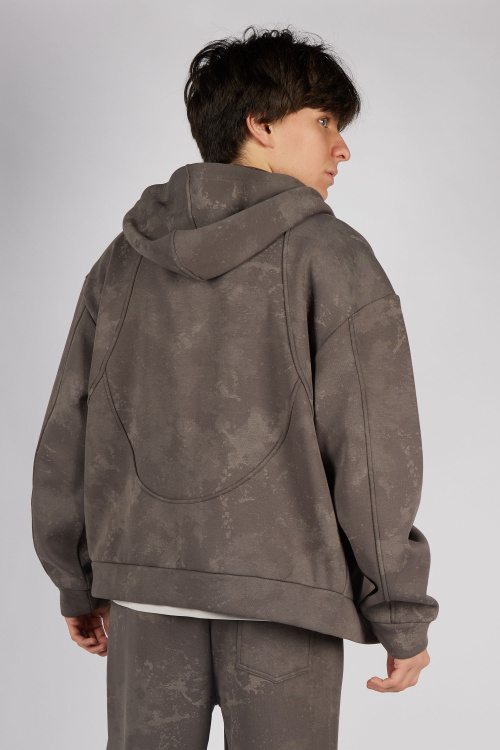 Толстовка на молнии B-HDZ35433 Miasin (коричневый, 146)