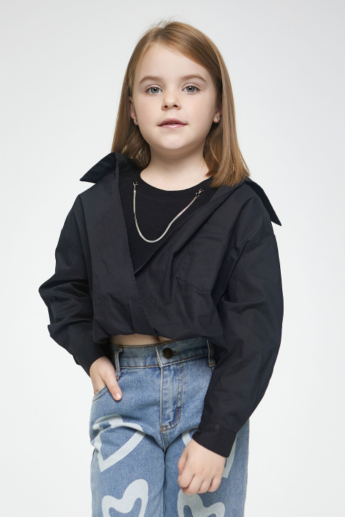 Рубашка G-SH25019 (черный, 110)