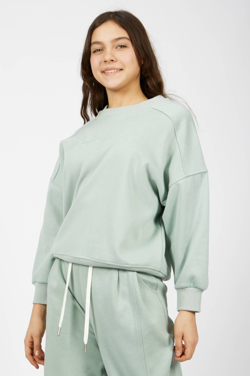 Джемпер (Серо-зеленый, 158)