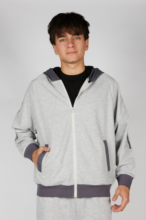 Толстовка на молнии B-HDZ36254 Miasin (Серый, 122-134 (3 шт.))