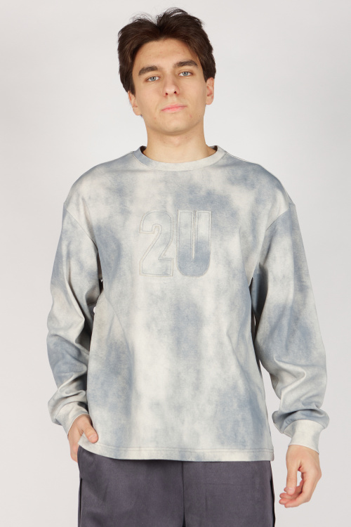 Лонгслив B-SW36472 Miasin (бело-серый, 140-170)